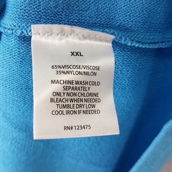 NEW Textile by Elizabeth and James XXL Sleeveless Knit Midi Dress Blue - Picture 6 of 8